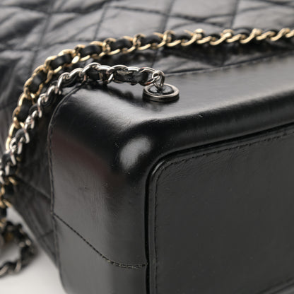 Chanel Aged Calfskin Quilted Small Gabrielle Backpack Black 13 of 19