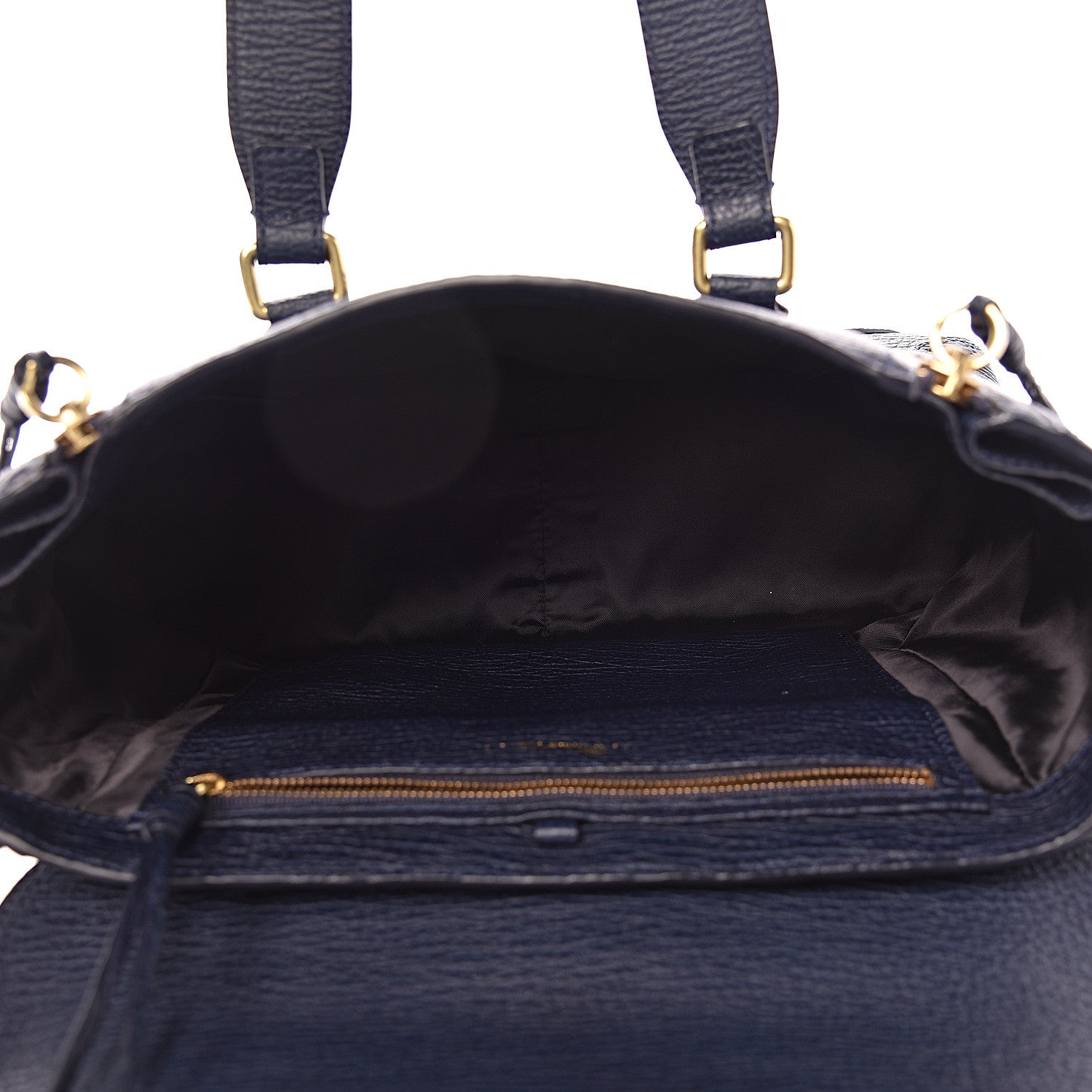 3.1 Phillip Lim 3.1 Textured Calfskin Medium Pashli Satchel Ink 5 of 10
