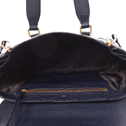 3.1 Phillip Lim 3.1 Textured Calfskin Medium Pashli Satchel Ink 5 of 10