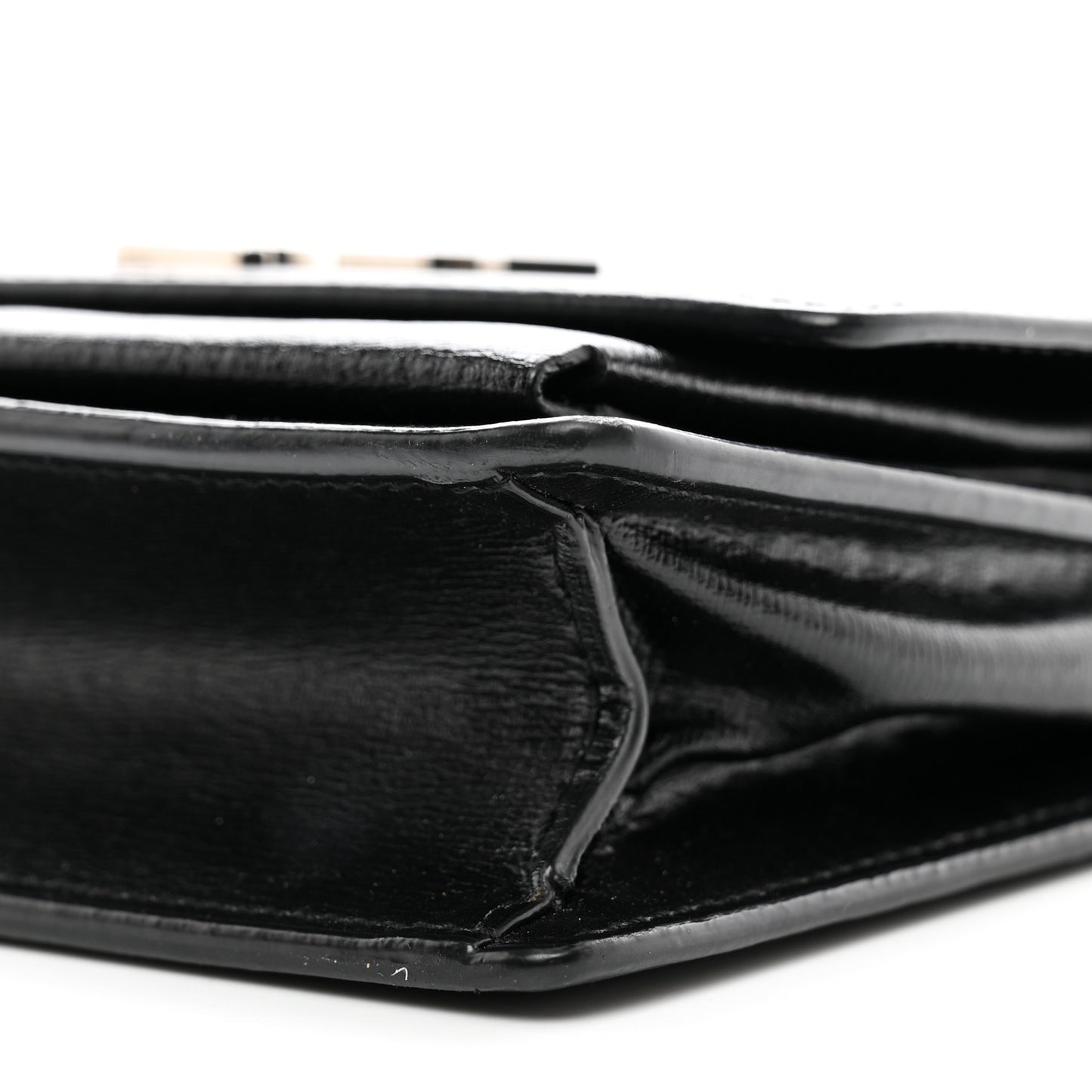 Calfskin Monogram Sunset Chain Wallet Sunset Black