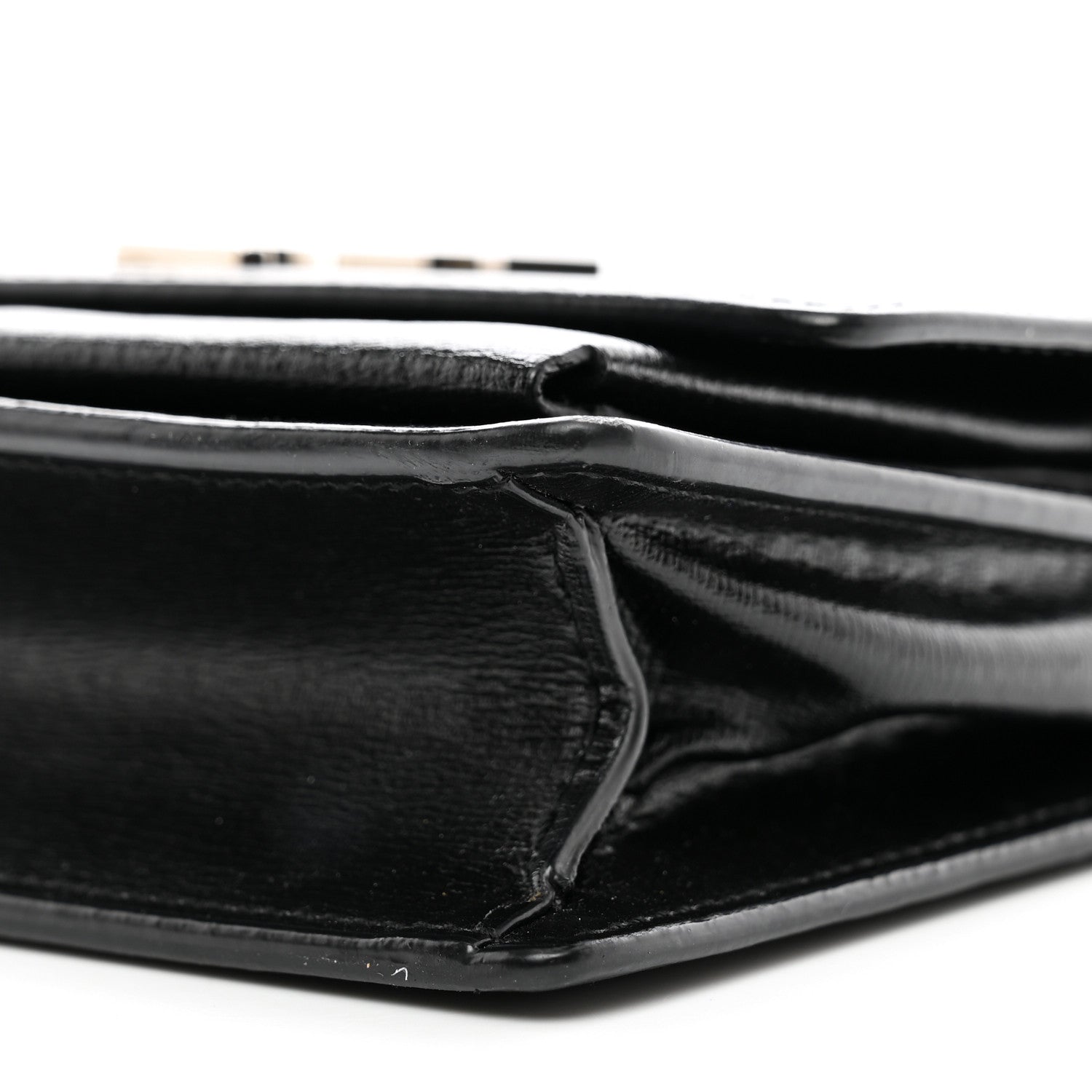 Saint Laurent Calfskin Monogram Sunset Chain Wallet Sunset Black 10 of 12
