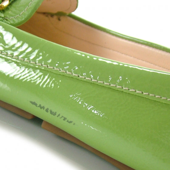 Vernice Loafers 38.5 Green