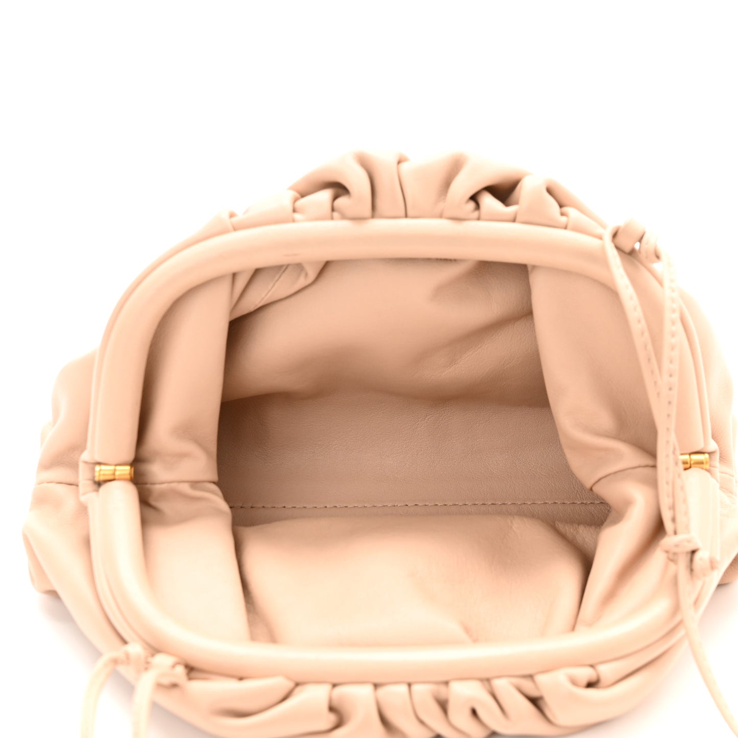 Butter Calfskin The Mini Pouch Almond