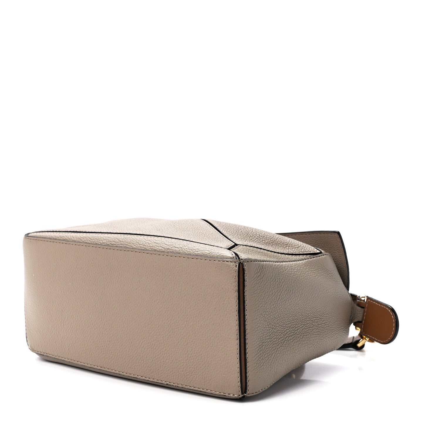 Grained Calfskin Small Puzzle Bag Sand Mink