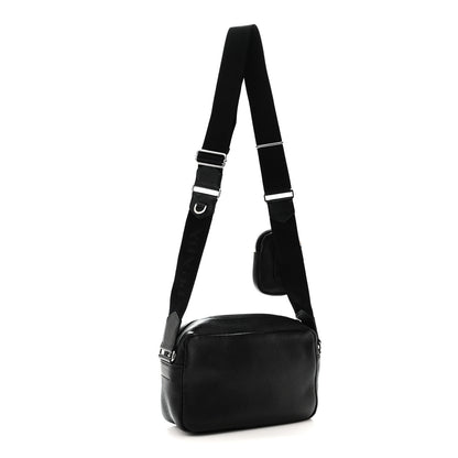 Prada Vitello Daino Soft Crossbody Black 3 of 9