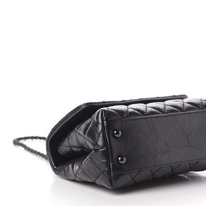 Chanel Aged Calfskin Quilted Mini Coco Handle Flap So Black 6 of 11
