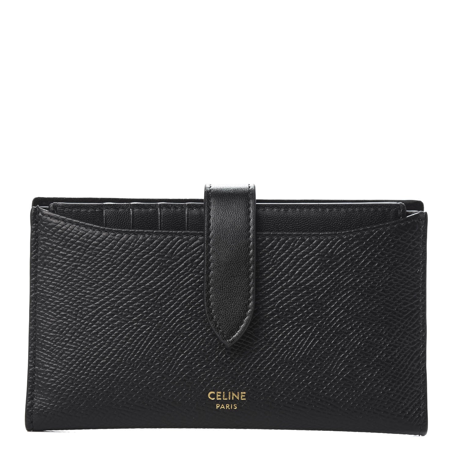 Celine Grained Calfskin XS/S iPhone Folio Black 1 of 6