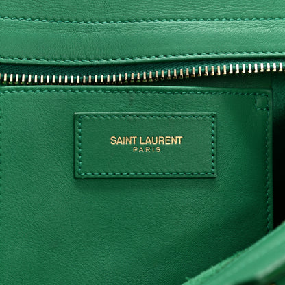 Saint Laurent Calfskin Small Classic Y Cabas Green 7 of 15