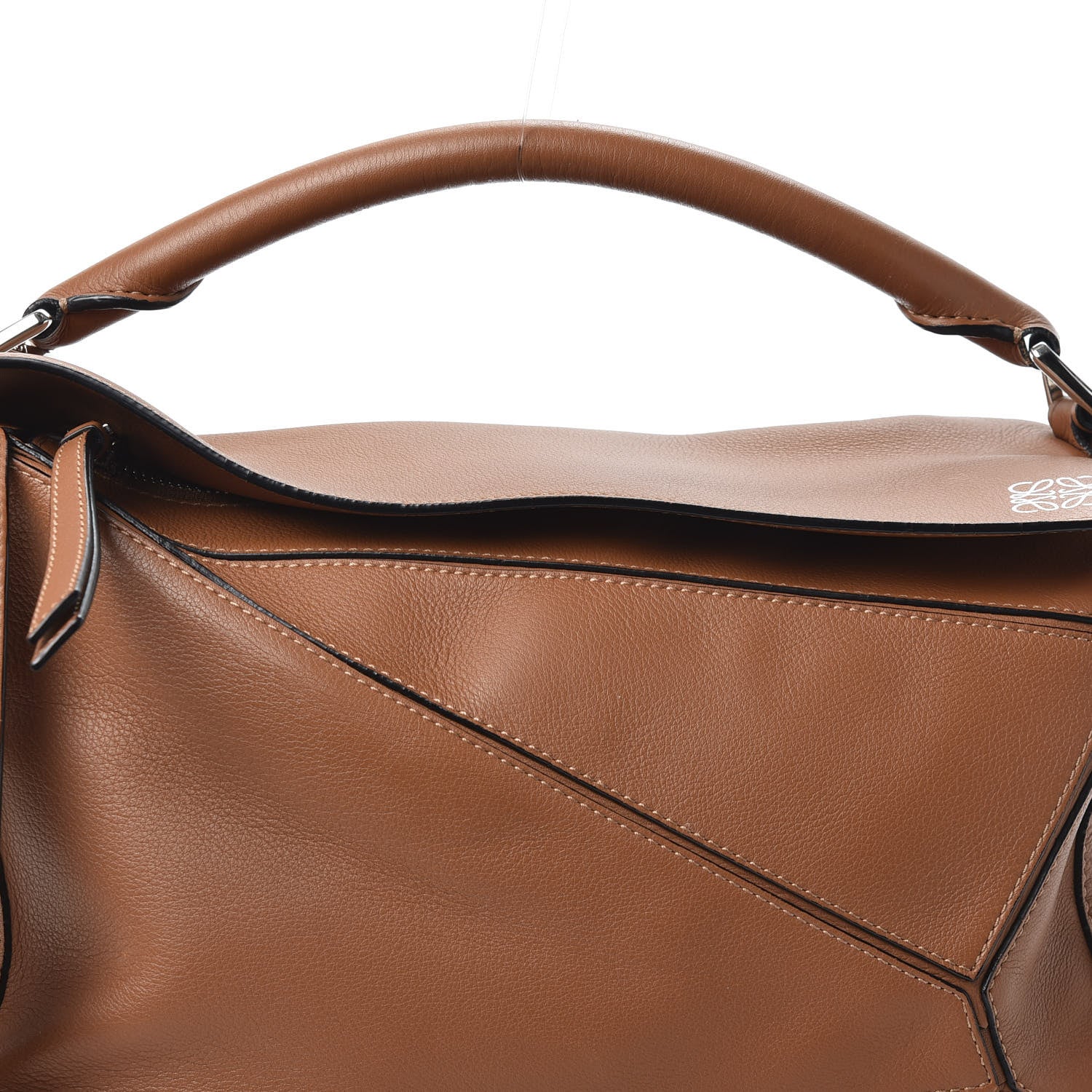 Loewe Calfskin Medium Puzzle Bag Tan 9 of 9