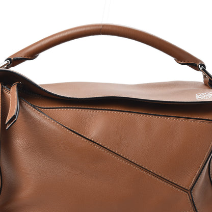 Loewe Calfskin Medium Puzzle Bag Tan 9 of 9