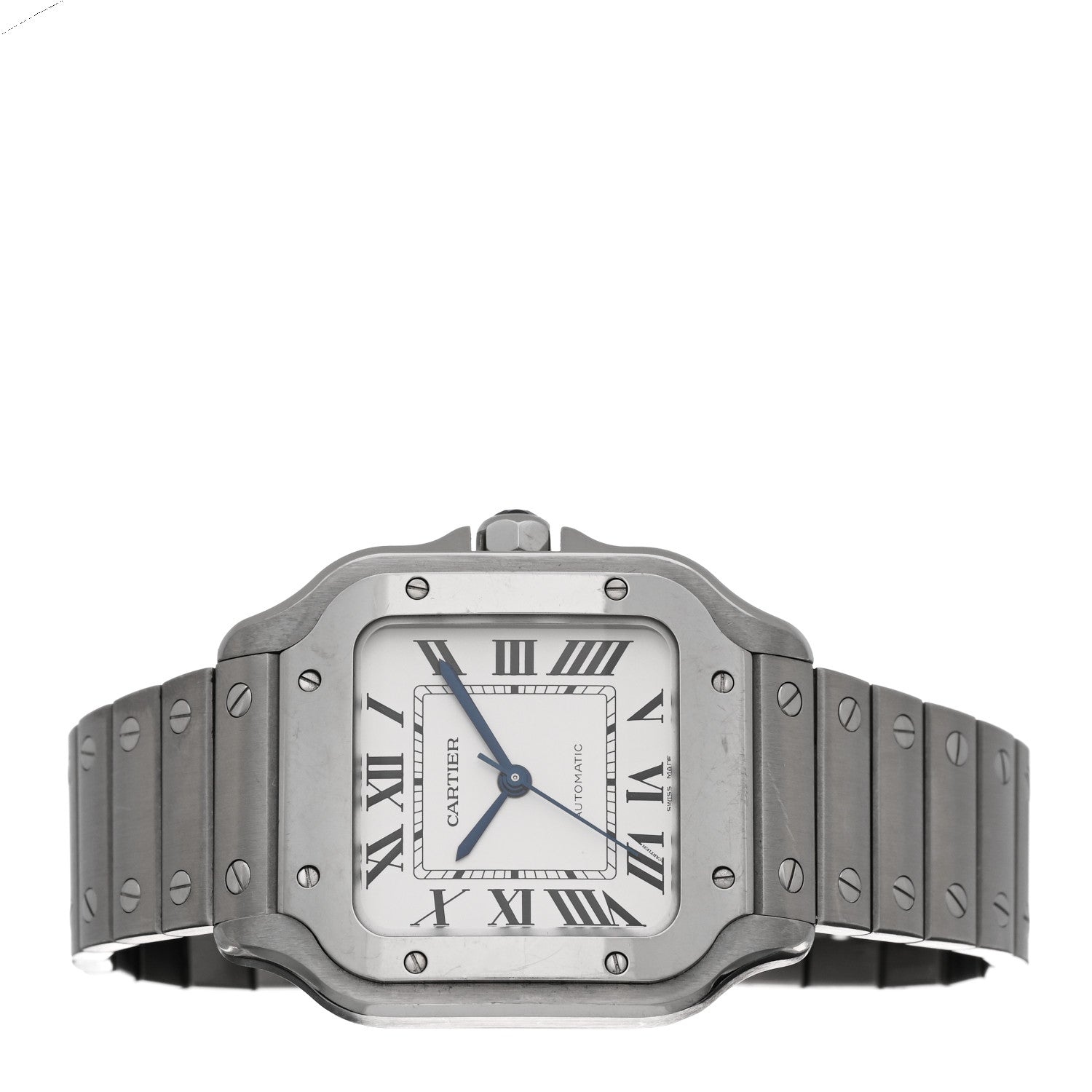 Cartier Stainless Steel 35mm Santos de Cartier Automatic Watch 2 of 6