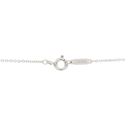 Tiffany Sterling Silver Notes Heart Tag Charm Necklace 5 of 6