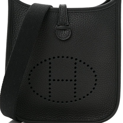 Hermes Taurillon Clemence Evelyne TPM Black 8 of 11