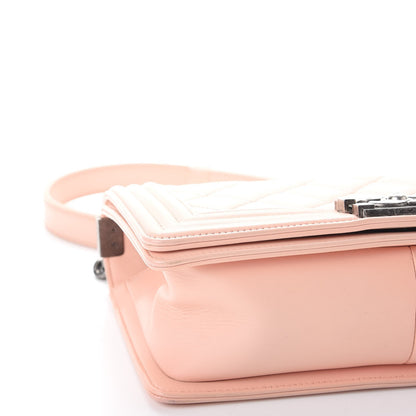 Chanel Lambskin Quilted Medium Boy Flap Light Pink 8 of 10