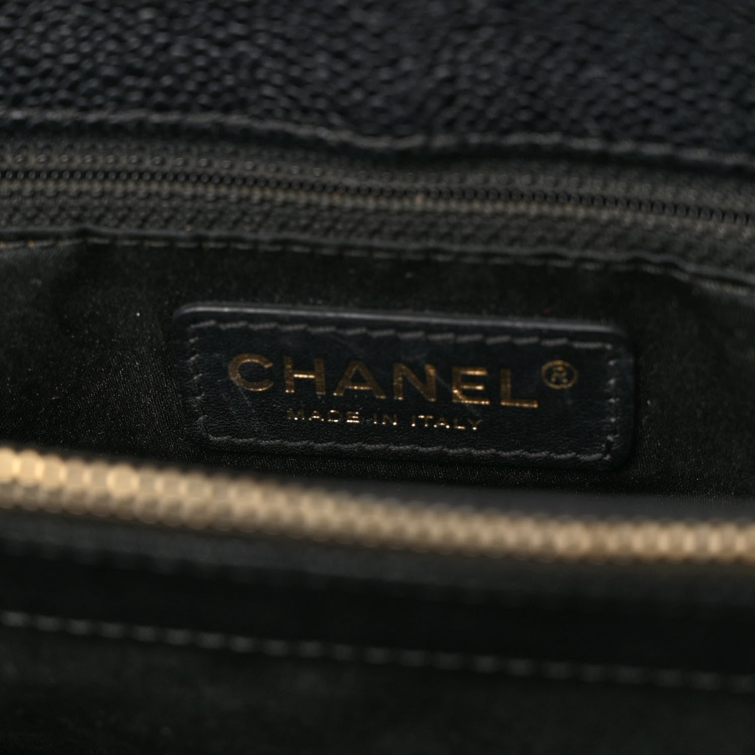 Chanel Caviar Quilted Grand Shopping Tote GST Black 7 of 13