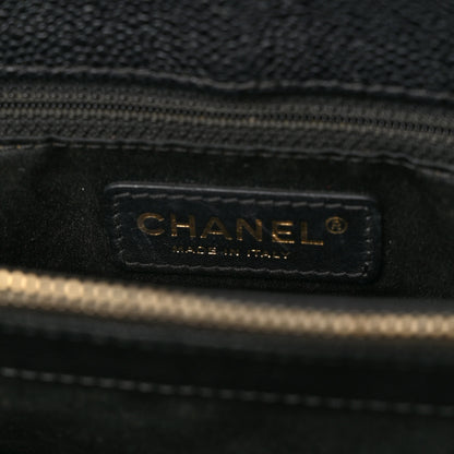 Chanel Caviar Quilted Grand Shopping Tote GST Black 7 of 13