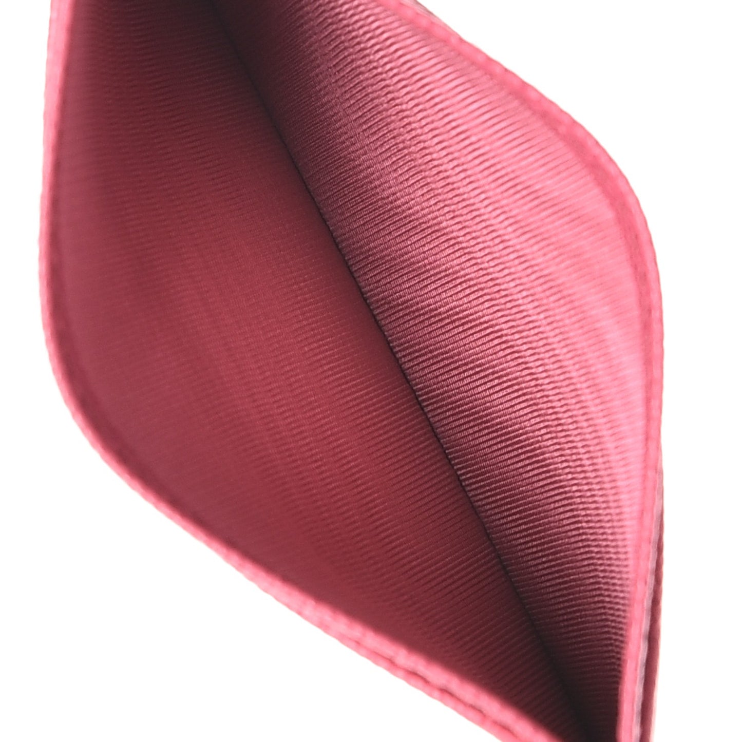 Saffiano Metal Card Case Peonia