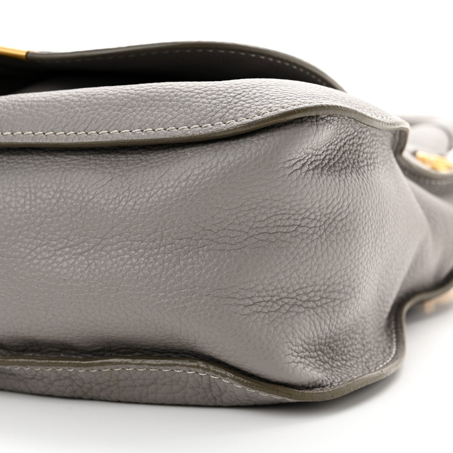 Chloe Calfskin Medium Marcie Satchel Cashmere Grey 10 of 11