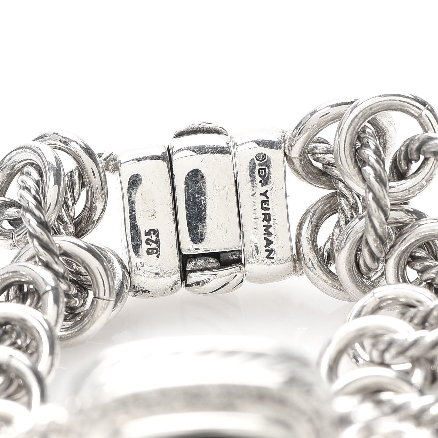 Sterling Silver Diamond Black Onyx Albion Cable Chain Bracelet