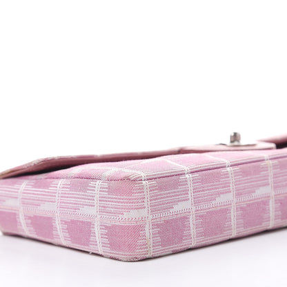Chanel Nylon Travel East West Flap Pink 9 of 18