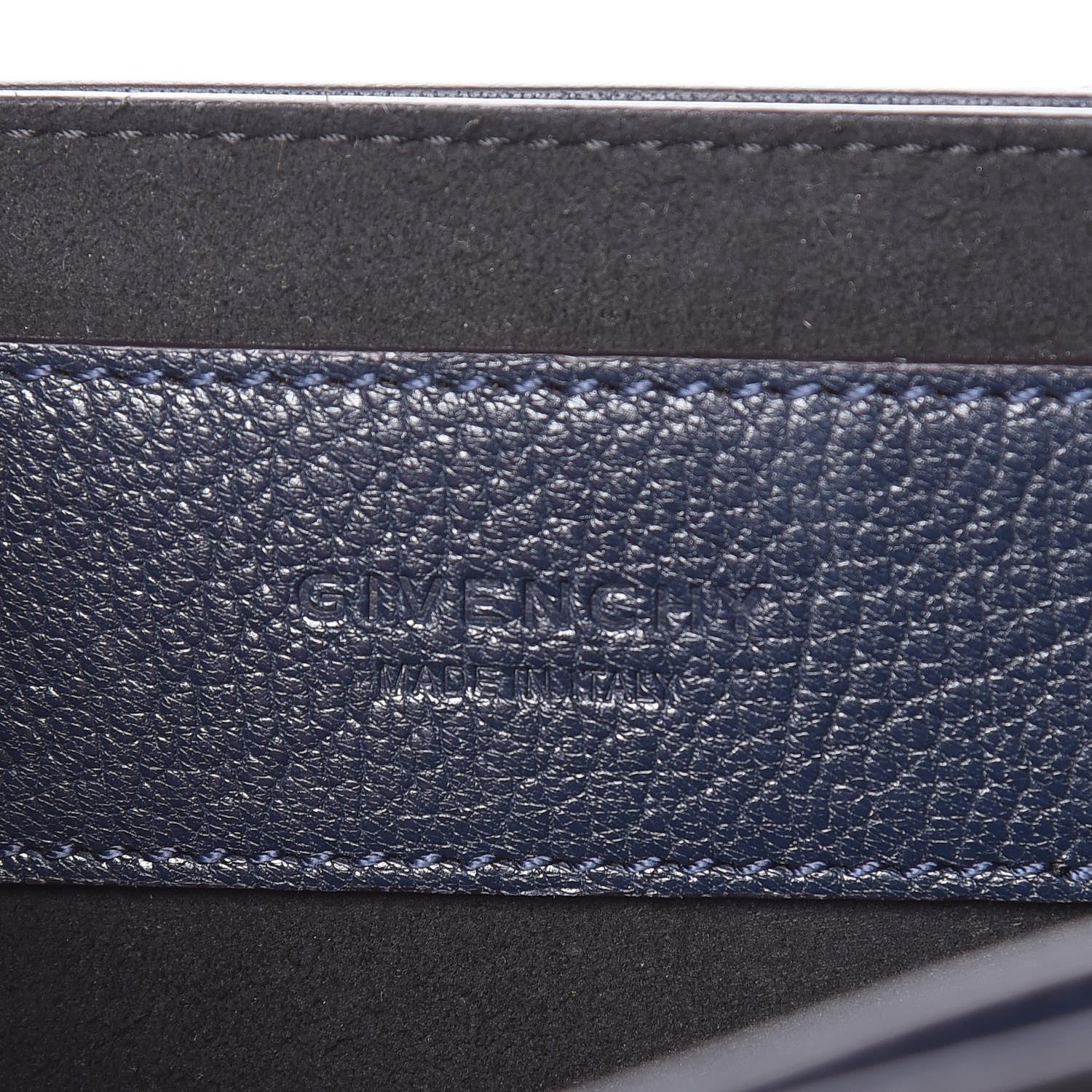 Givenchy Goatskin Small GV3 Shoulder Bag Dark Blue 8 of 9