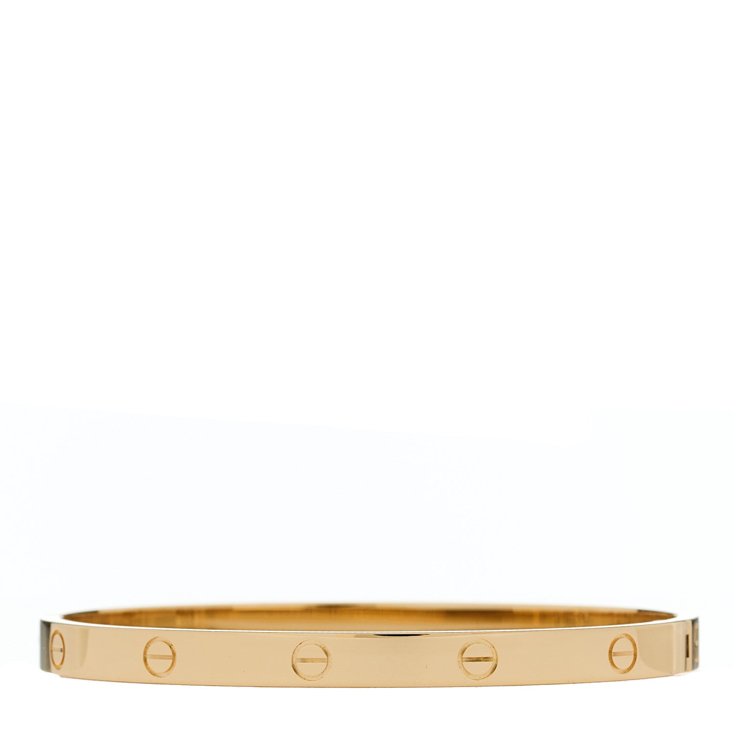 Cartier 18K Yellow Gold Medium LOVE Bracelet 17 7 of 10