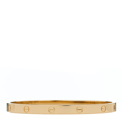 Cartier 18K Yellow Gold Medium LOVE Bracelet 17 7 of 10