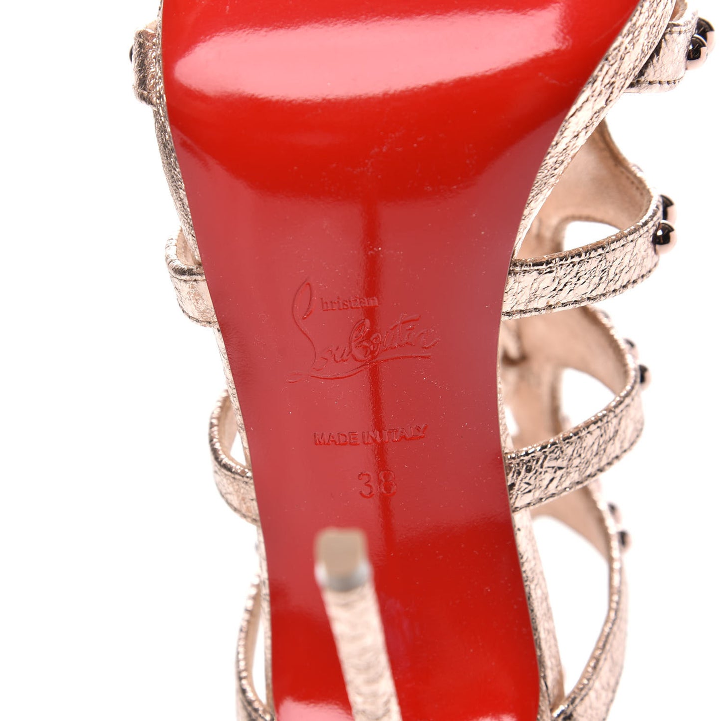 Specchio Vintage Amazoutiful 120 Lace Up Sandals 38 Rose Gold