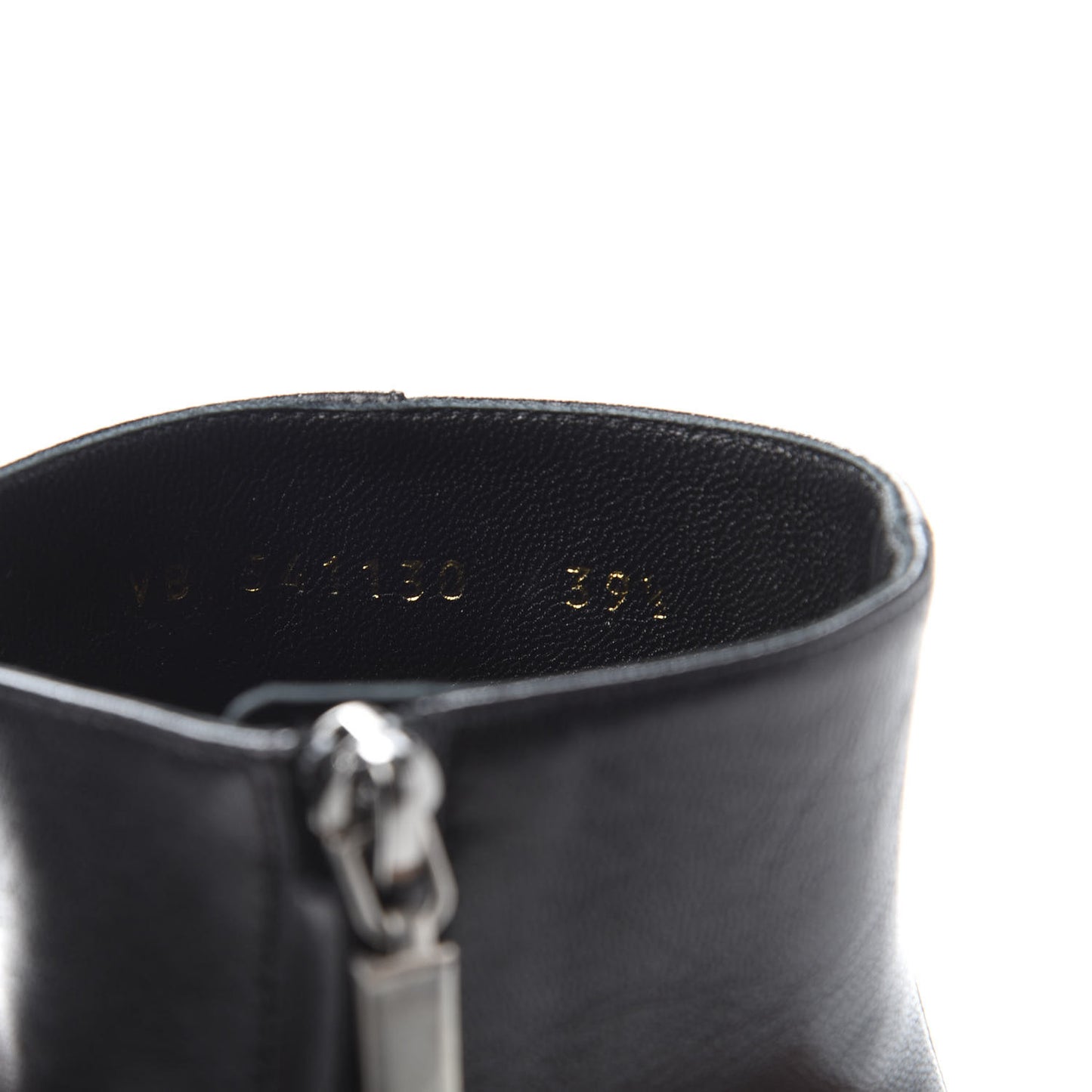 Nappa Loulou Ankle Zip Boot 39.5 Black