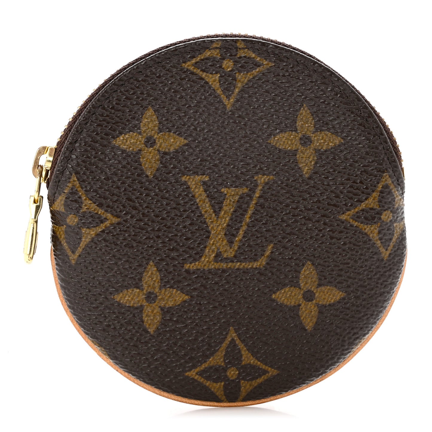 Monogram Round Coin Purse