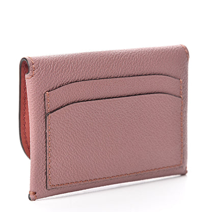 Burberry Soft Grain Calfskin Haymarket Check Mayfield Card Case Dusty Pink 4 of 7