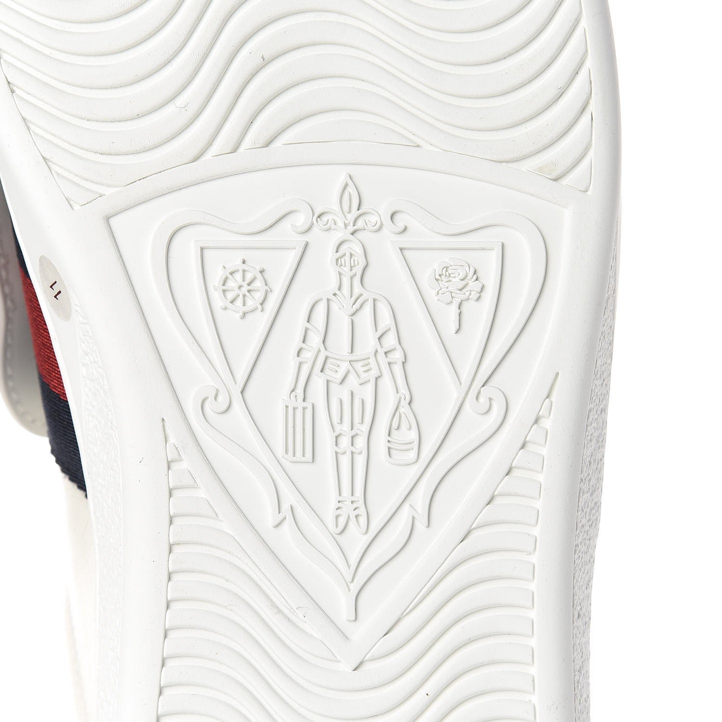 Calfskin Ayers Web Panther Embroidered Mens Ace Sneakers 11 White