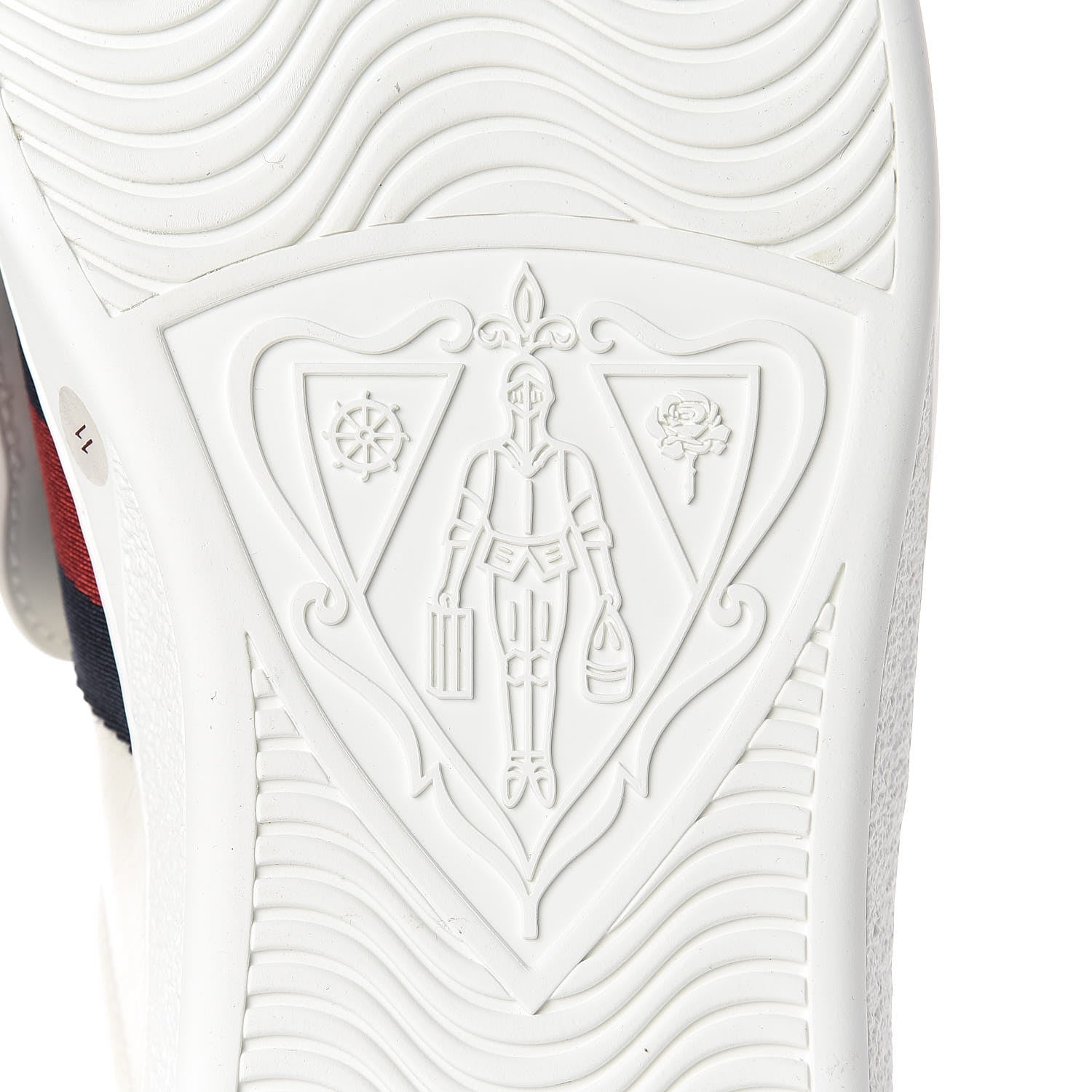 Gucci Calfskin Ayers Web Panther Embroidered Mens Ace Sneakers 11 White 7 of 7
