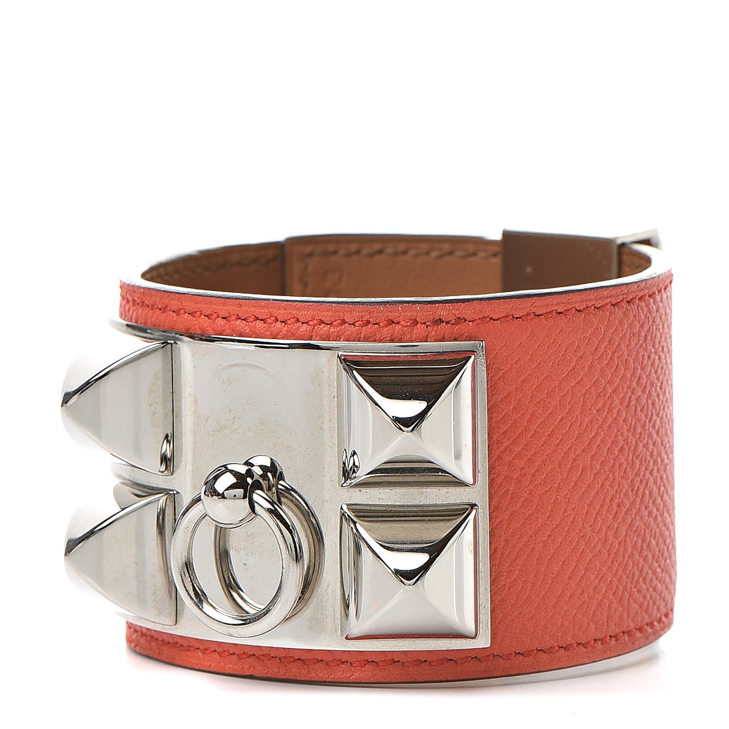 Epsom Collier de Chien CDC Bracelet S Orange Poppy
