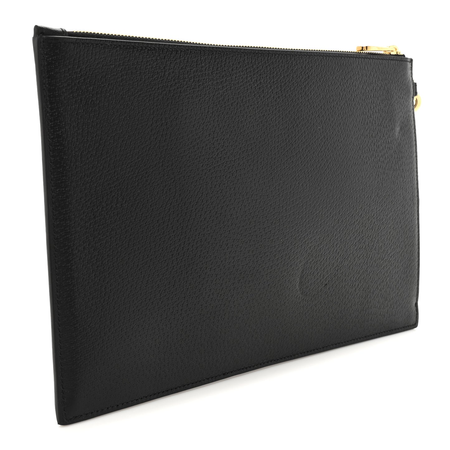 Calfskin Horsebit 1955 Wristlet Pouch Black