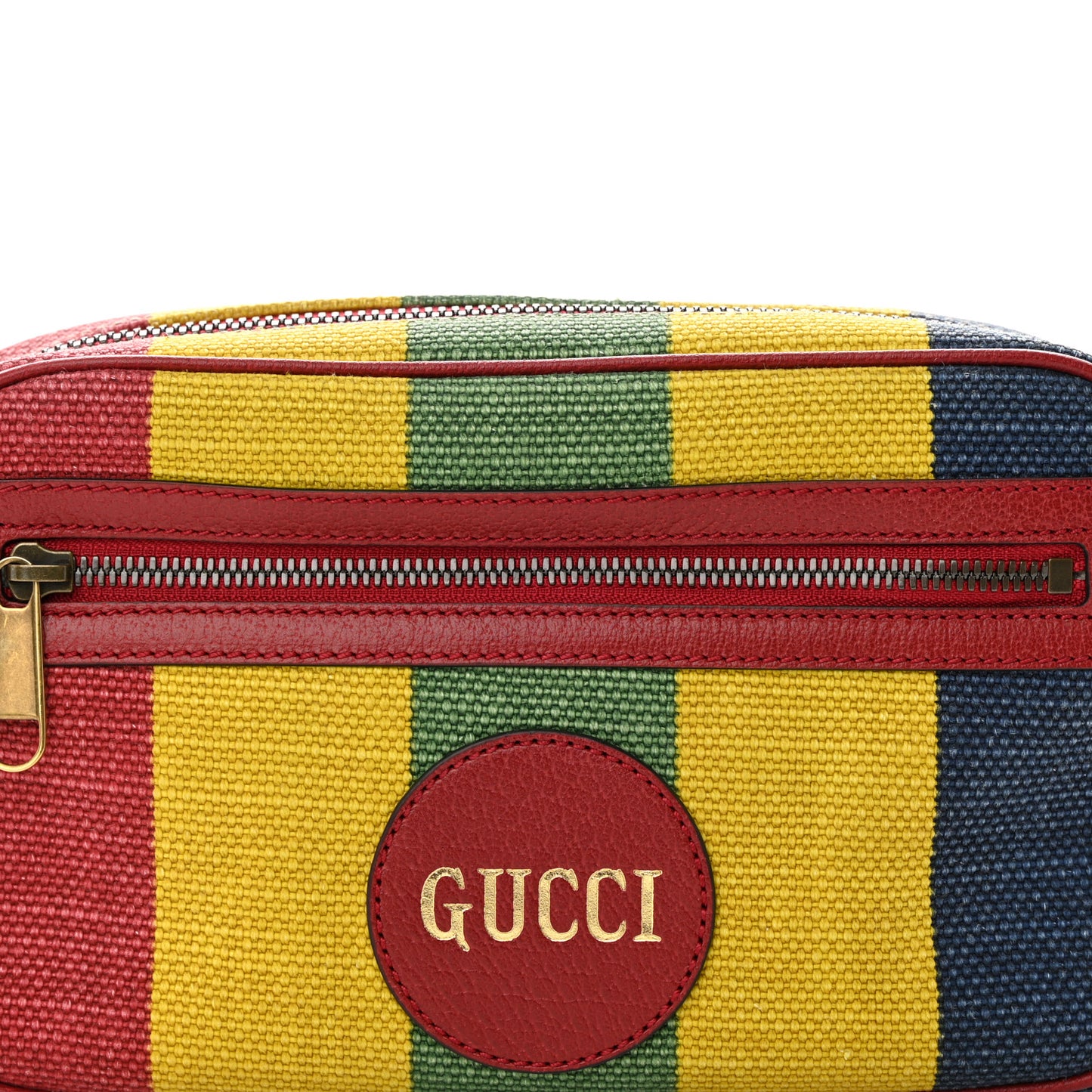Canvas Marley Stripe Script Logo Gucci 100 Belt Bag Multicolor