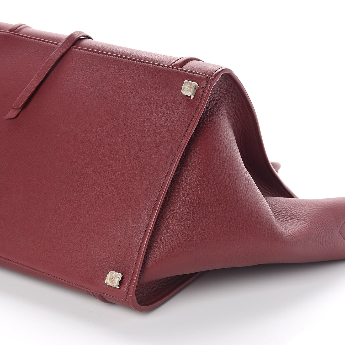 Supple Calfskin Medium Phantom Luggage Burgundy