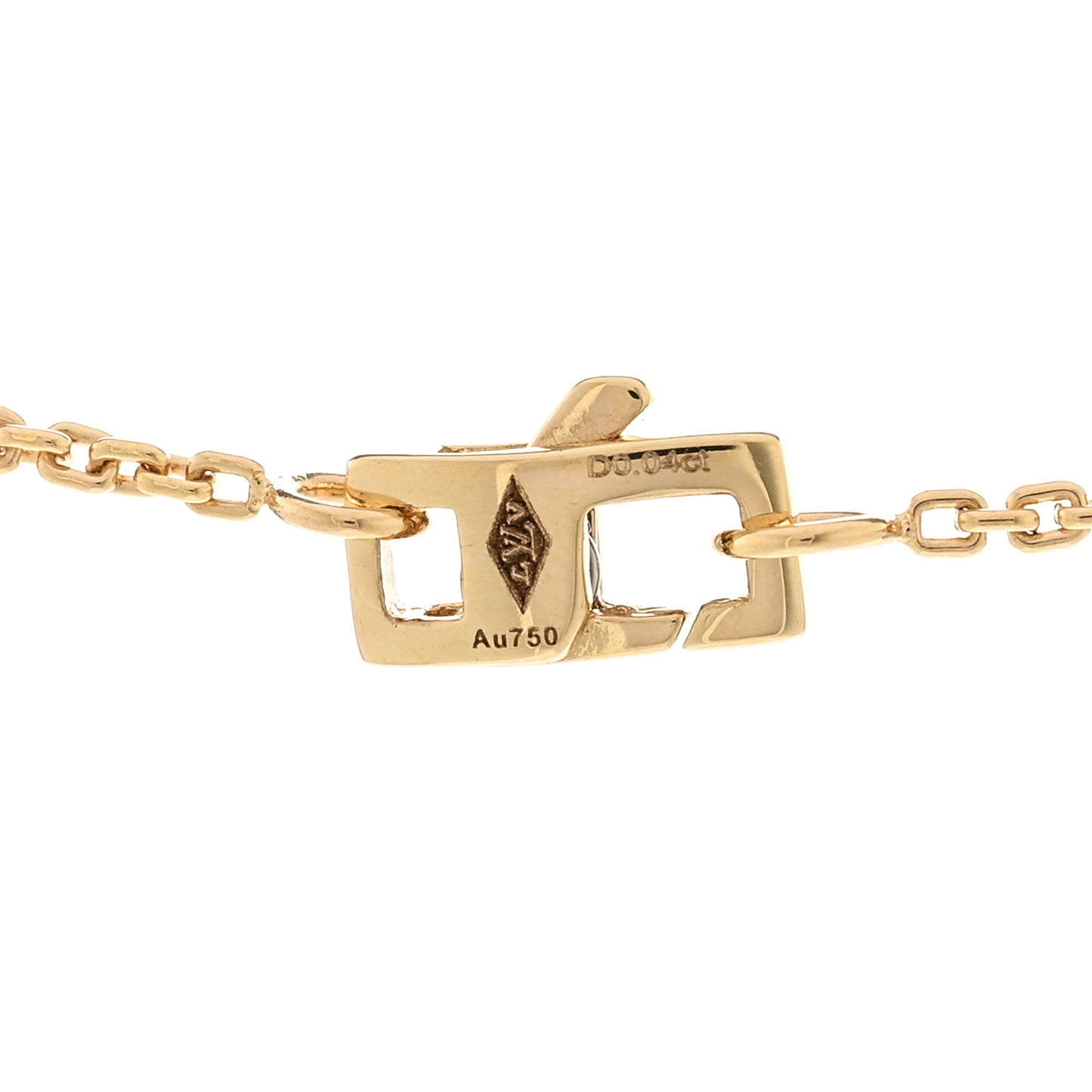 18K Yellow Gold Diamond Idylle Blossom Pendant Necklace