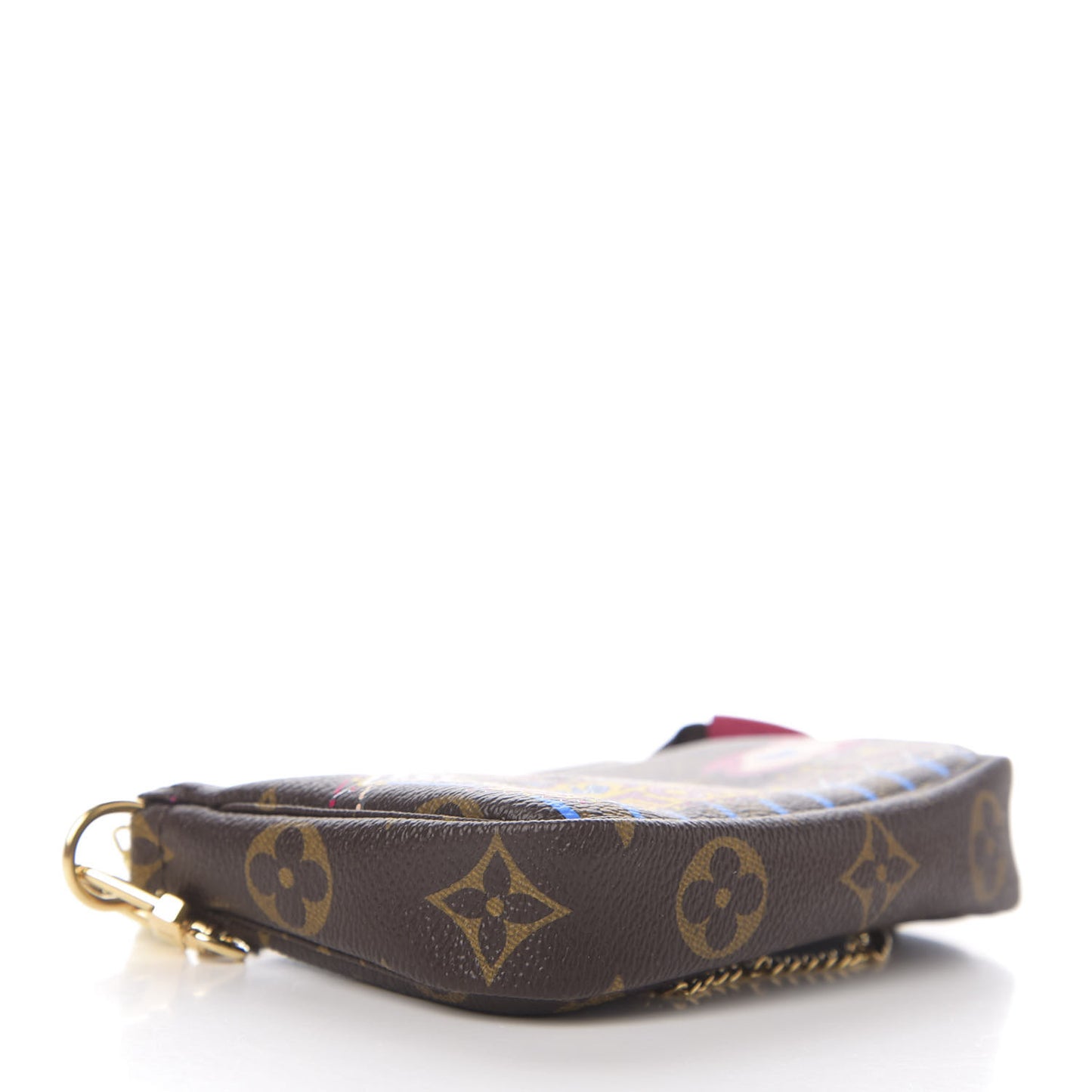 Monogram 2020 Christmas Animation Roller Coaster Mini Pochette Accessories Pivoine