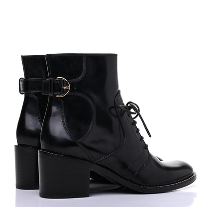 Louis Vuitton Calfskin Ankle Boots 36 Black 4 of 13