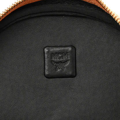 MCM Visetos Small Side Stud Stark Backpack Cognac 9 of 14