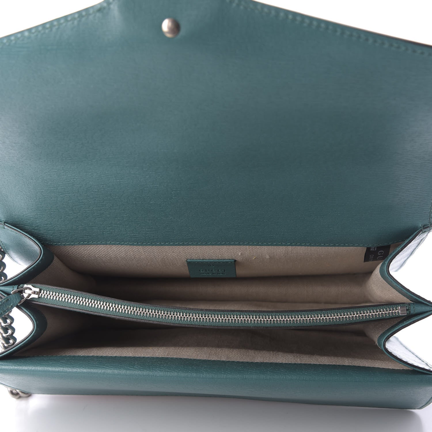 Gucci Calfskin Blooms Print Medium Dionysus Shoulder Bag Bright Emerald Multicolor 5 of 9
