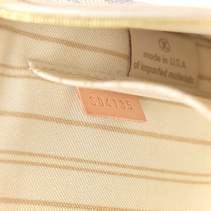 Louis Vuitton Damier Azur Neverfull MM GM Pochette 7 of 8