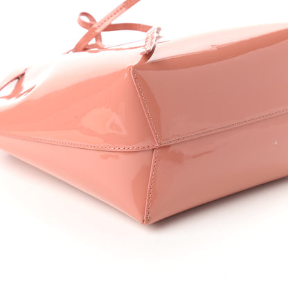 Mansur Gavriel Patent Calfskin Mini Bucket Blush 6 of 10