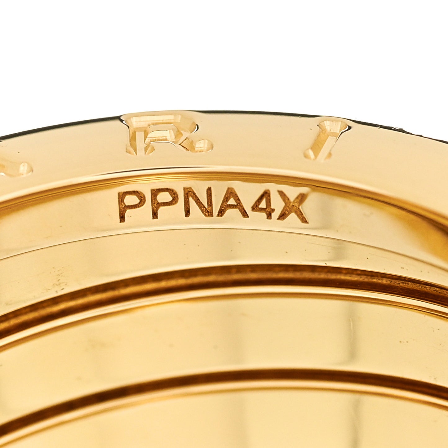 18K Yellow Gold B.Zero1 Five-Band Anniversary Ring 58 8.25