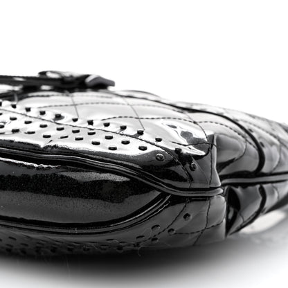 Burberry Patent Quilted Studded Brooke Hobo Black 12 of 20