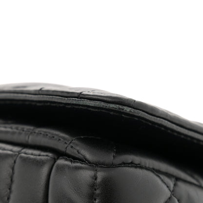 Christian Dior Calfskin Macrocannage Medium Caro Bag Black 13 of 14