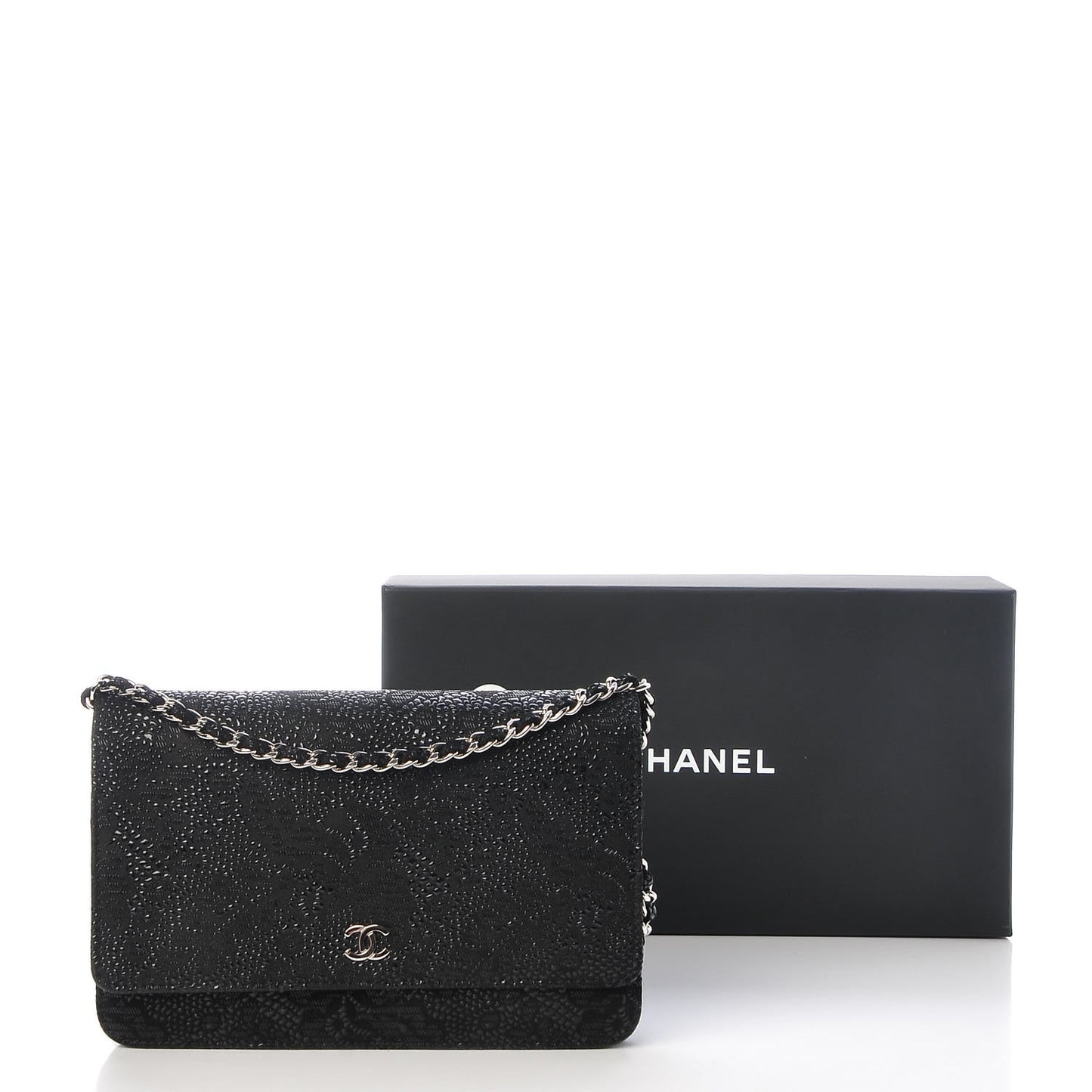 Suede Wallet on Chain WOC Black
