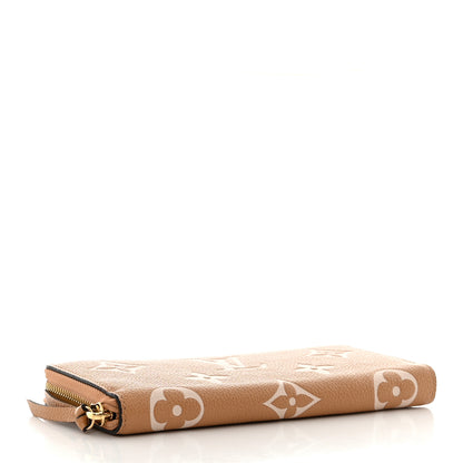 Louis Vuitton Empreinte Monogram Giant Clemence Wallet Arizona Creme 4 of 7