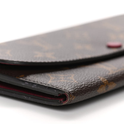 Louis Vuitton Monogram Emilie Wallet Fuchsia 8 of 10